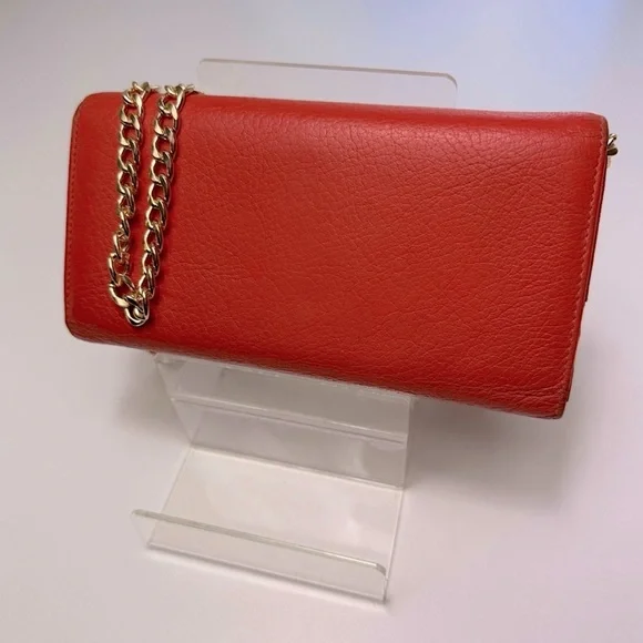 Prada Red Leather Wallet Authentic EUC - Picture 4 of 8